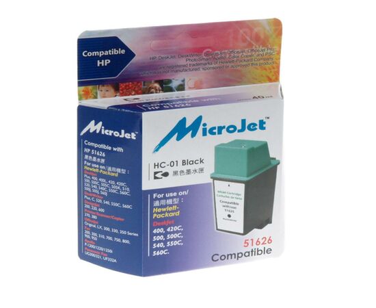 Картридж Microjet для HP №26 Black (HC-01)