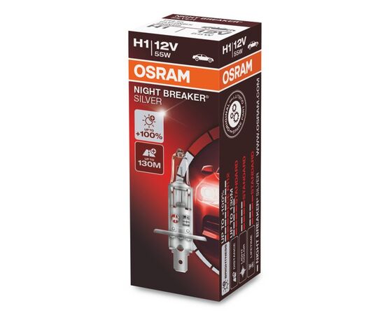 Автолампа Osram галогенова 55W (OS 64150NBS), изображение 3 Автолампа Osram галогенова 55W (OS 64150NBS), изображение 3