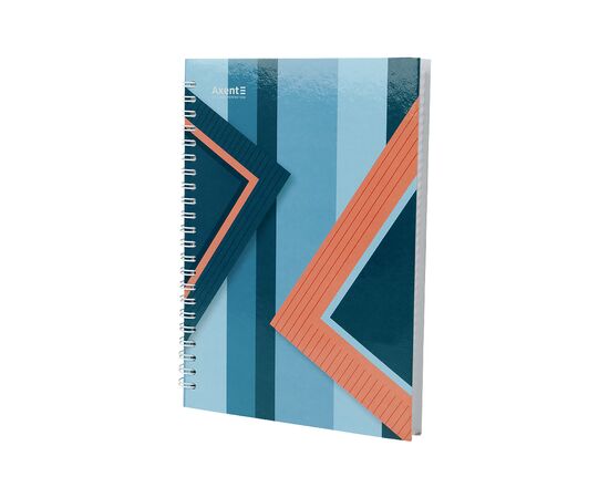 Блокнот Axent на спіралі тверда обкл., А5, 96арк. №16 (8032-16-A), зображення 2
