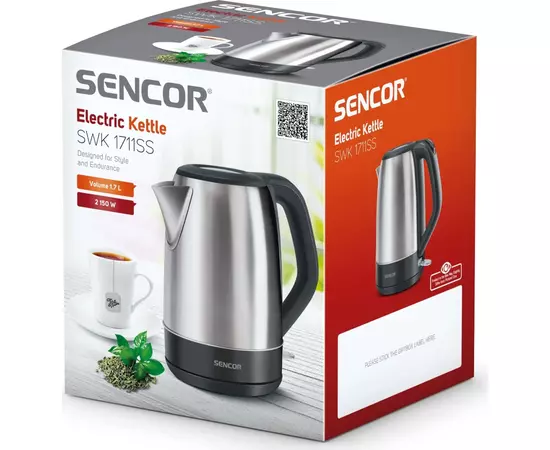 Электрочайник Sencor SWK 1711SS (SWK1711SS), изображение 7 Электрочайник Sencor SWK 1711SS (SWK1711SS), изображение 7