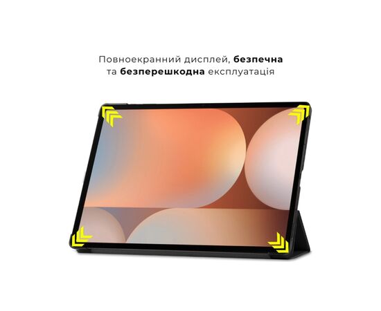 Чехол для планшета AirOn Premium Samsung Galaxy tab S10 Ultra 14.6 2024 + film Black (4822356758484), изображение 8 Чехол для планшета AirOn Premium Samsung Galaxy tab S10 Ultra 14.6 2024 + film Black (4822356758484), изображение 8