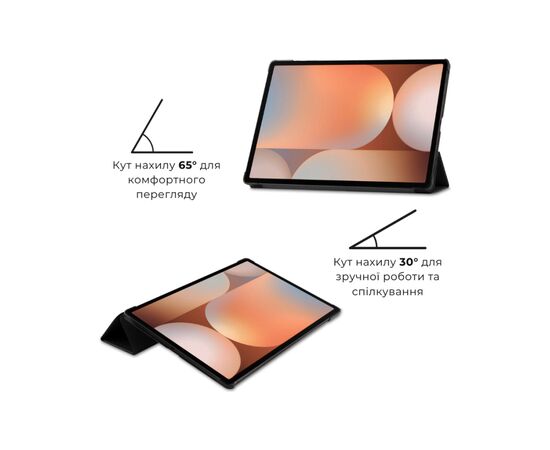 Чехол для планшета AirOn Premium Samsung Galaxy tab S10 Ultra 14.6 2024 + film Black (4822356758484), изображение 9 Чехол для планшета AirOn Premium Samsung Galaxy tab S10 Ultra 14.6 2024 + film Black (4822356758484), изображение 9