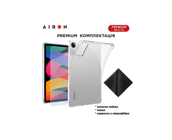 Чехол для планшета AirOn EVA Xiaomi Redmi Pad SE 11" 2023 transparent (4822352781140), изображение 6 Чехол для планшета AirOn EVA Xiaomi Redmi Pad SE 11" 2023 transparent (4822352781140), изображение 6