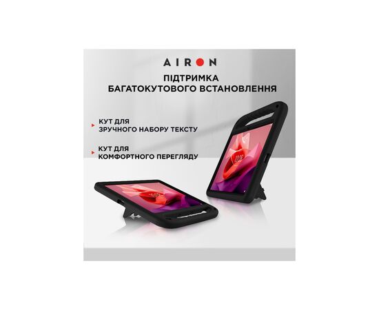 Чехол для планшета AirOn EVA Premium Lenovo Tab P12 12.7 black (4822352781132), изображение 4 Чехол для планшета AirOn EVA Premium Lenovo Tab P12 12.7 black (4822352781132), изображение 4