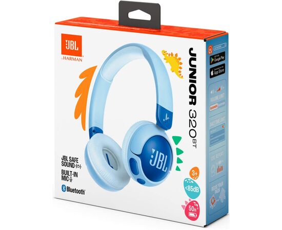 Наушники JBL JR 320BT Blue (JBLJR320BTBLU), изображение 8 Наушники JBL JR 320BT Blue (JBLJR320BTBLU), изображение 8