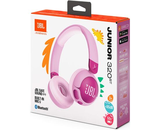 Наушники JBL JR 320BT Purple (JBLJR320BTPUR), изображение 8 Наушники JBL JR 320BT Purple (JBLJR320BTPUR), изображение 8