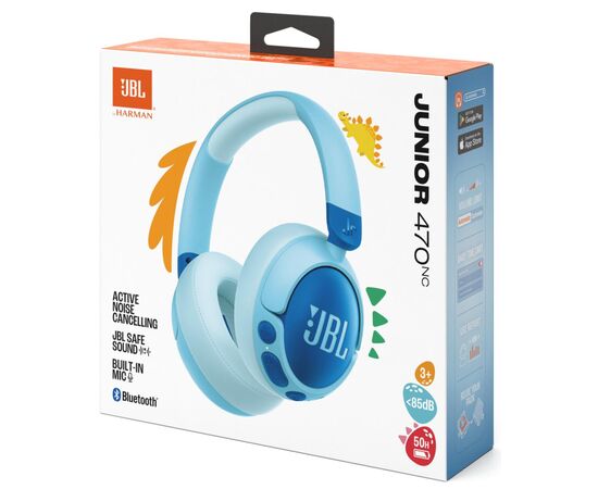 Наушники JBL JR 470 NC Blue (JBLJR470NCBLU), изображение 8 Наушники JBL JR 470 NC Blue (JBLJR470NCBLU), изображение 8