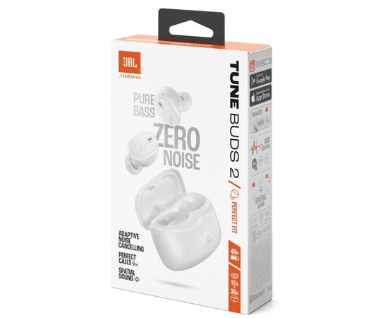 Наушники JBL Tune Buds 2 White (JBLTBUDS2WHT), изображение 11 Наушники JBL Tune Buds 2 White (JBLTBUDS2WHT), изображение 11