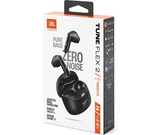 Навушники JBL Tune Flex 2 Black (JBLTFLEX2BLK), зображення 11 Навушники JBL Tune Flex 2 Black (JBLTFLEX2BLK), зображення 11