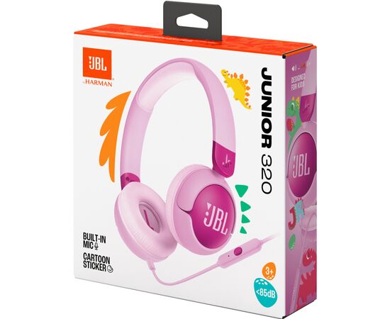 Наушники JBL JR 320 Purple (JBLJR320PUR), изображение 8 Наушники JBL JR 320 Purple (JBLJR320PUR), изображение 8