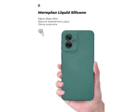 Чехол для мобильного телефона Armorstandart ICON Motorola G55 5G Camera cover Green (ARM81209), изображение 7