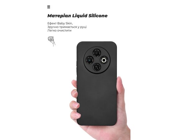 Чехол для мобильного телефона Armorstandart ICON Tecno Spark 30C 4G (kl5) Camera cover Black (ARM81203), изображение 7