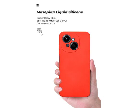 Чехол для мобильного телефона Armorstandart ICON Tecno Spark Go 1 (KL4) Camera cover Red (ARM81217), изображение 7