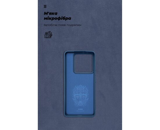 Чехол для мобильного телефона Armorstandart ICON Xiaomi 14T Pro Dark Blue (ARM79359), изображение 4