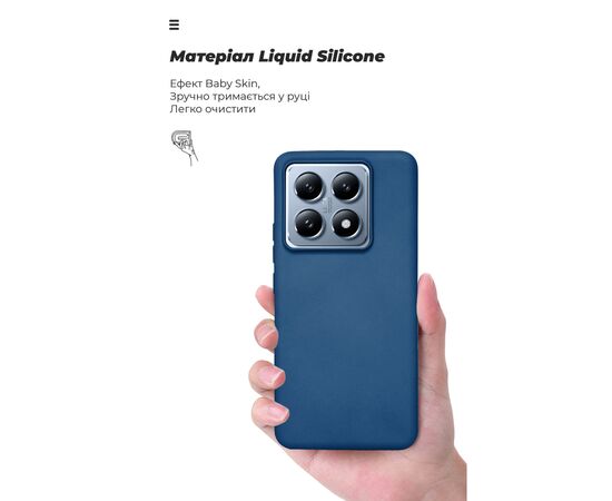 Чехол для мобильного телефона Armorstandart ICON Xiaomi 14T Pro Dark Blue (ARM79359), изображение 7