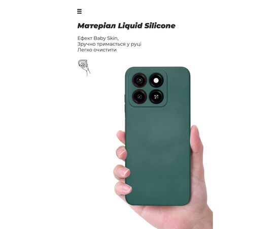 Чохол до мобільного телефона Armorstandart ICON ZTE Blade A35 4G / A55 4G Camera cover Green (ARM81525), зображення 7