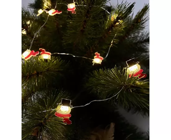 Гирлянда Chomik Струна Снеговик 2.2 м 20 LED Теплый белый (5900779880207), изображение 5 Гирлянда Chomik Струна Снеговик 2.2 м 20 LED Теплый белый (5900779880207), изображение 5