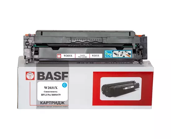 Картридж BASF HP LJ Pro M454/479 6000 ст. Cyan W2031X (BASF-KT-W2031X)
