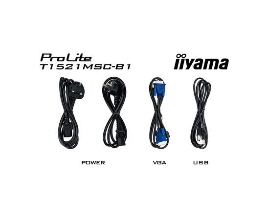 Монітор iiyama T1521MSC-B2, зображення 12 Монітор iiyama T1521MSC-B2, зображення 12