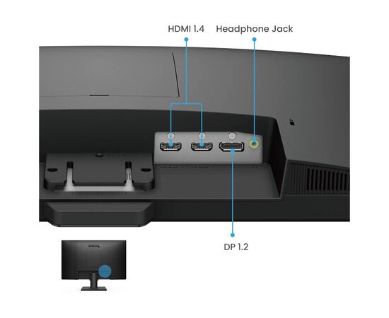 Монитор BenQ GW2490E BLACK, изображение 7 Монитор BenQ GW2490E BLACK, изображение 7
