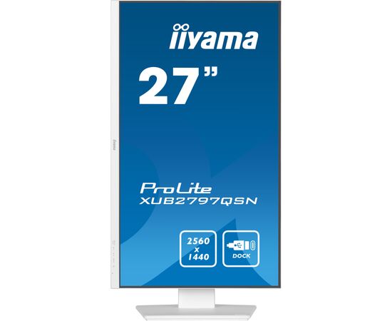 Монітор iiyama XUB2797QSN-W2, зображення 2 Монітор iiyama XUB2797QSN-W2, зображення 2