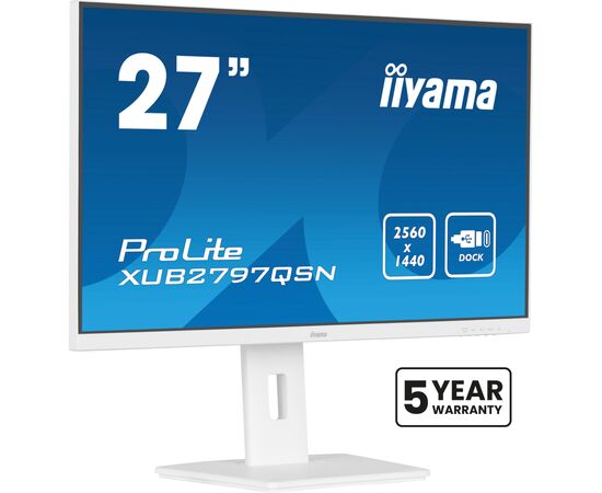 Монітор iiyama XUB2797QSN-W2, зображення 3 Монітор iiyama XUB2797QSN-W2, зображення 3