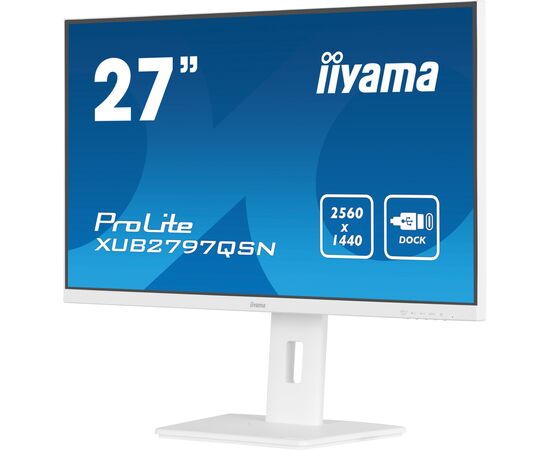 Монітор iiyama XUB2797QSN-W2, зображення 5 Монітор iiyama XUB2797QSN-W2, зображення 5