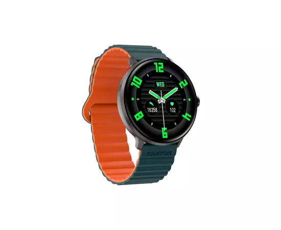 Смарт-годинник Canyon Jacky SW-69 Green Orange (CNS-SW69BG), зображення 3 Смарт-годинник Canyon Jacky SW-69 Green Orange (CNS-SW69BG), зображення 3