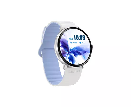 Смарт-часы Canyon Jacky SW-69 White Blue (CNS-SW69WB), изображение 3 Смарт-часы Canyon Jacky SW-69 White Blue (CNS-SW69WB), изображение 3