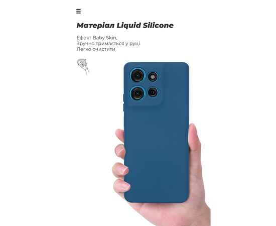 Чохол до мобільного телефона Armorstandart ICON Motorola G75 5G Camera cover Blue (ARM81622), зображення 7