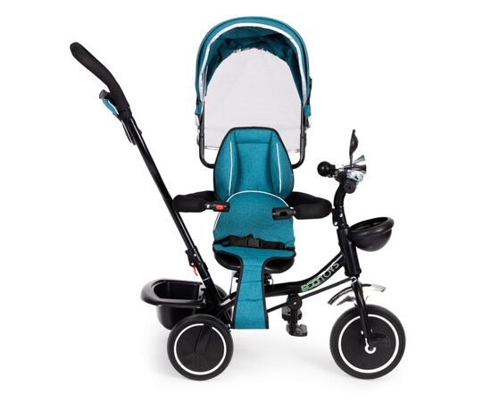 Детский велосипед Ecotoys Comfort С поворотным сиденьем Green Blue (JM-066-9 GREEN/BLUE), изображение 3