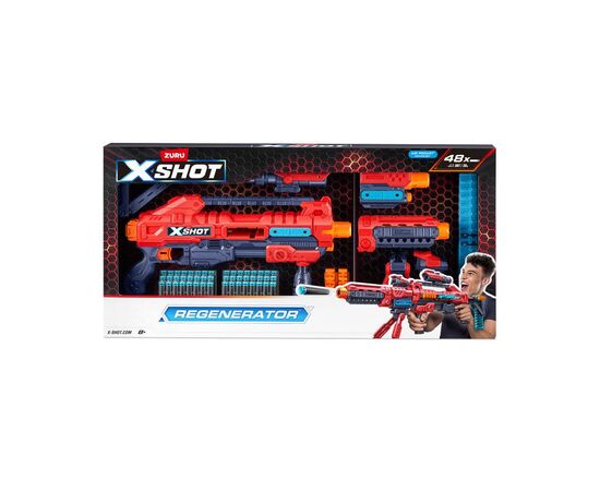 Игрушечное оружие Zuru Бластер X-Shot Excel Regenerator (36173R), изображение 12 Игрушечное оружие Zuru Бластер X-Shot Excel Regenerator (36173R), изображение 12