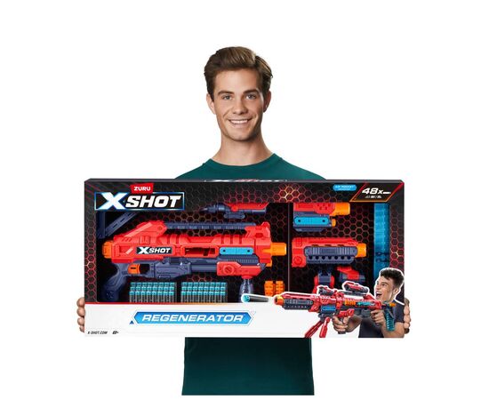 Игрушечное оружие Zuru Бластер X-Shot Excel Regenerator (36173R), изображение 7 Игрушечное оружие Zuru Бластер X-Shot Excel Regenerator (36173R), изображение 7