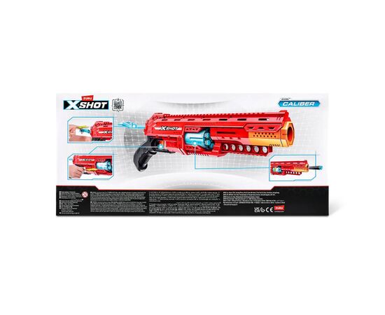 Игрушечное оружие Zuru Бластер X-Shot Excel-S1 Caliber (36675R), изображение 7 Игрушечное оружие Zuru Бластер X-Shot Excel-S1 Caliber (36675R), изображение 7