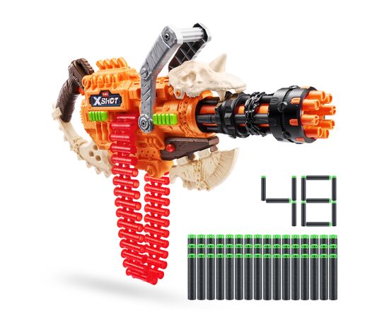 Игрушечное оружие Zuru Бластер X-Shot Insanity horrorfire Dread Hammer (36733), изображение 2 Игрушечное оружие Zuru Бластер X-Shot Insanity horrorfire Dread Hammer (36733), изображение 2