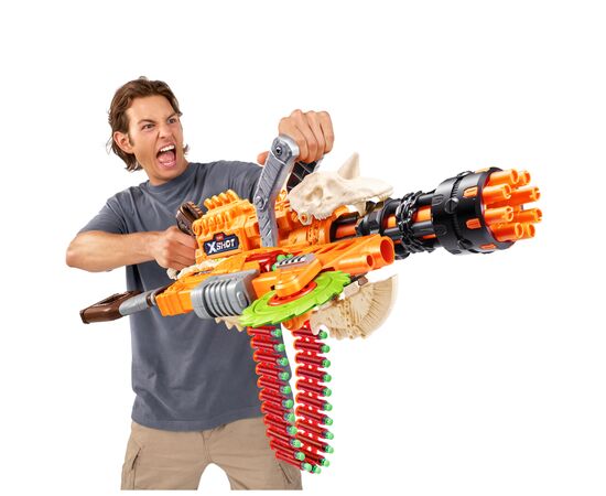 Игрушечное оружие Zuru Бластер X-Shot Insanity horrorfire Dread Hammer (36733), изображение 3 Игрушечное оружие Zuru Бластер X-Shot Insanity horrorfire Dread Hammer (36733), изображение 3
