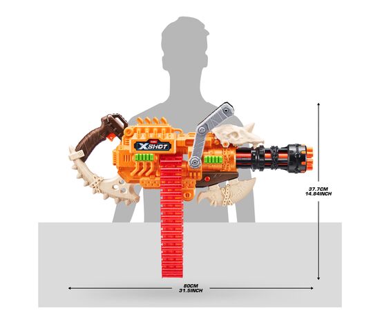 Игрушечное оружие Zuru Бластер X-Shot Insanity horrorfire Dread Hammer (36733), изображение 5 Игрушечное оружие Zuru Бластер X-Shot Insanity horrorfire Dread Hammer (36733), изображение 5