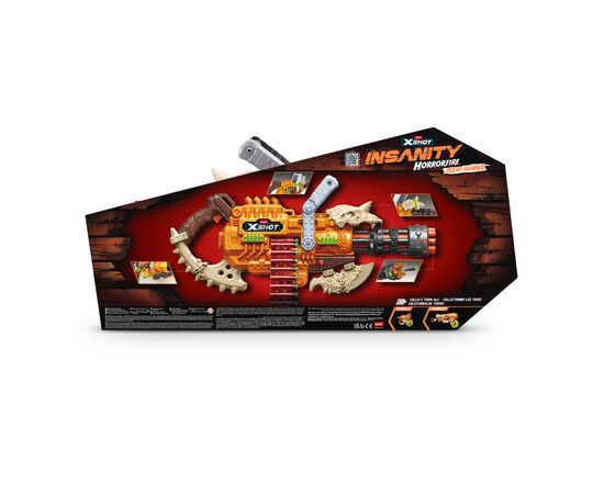 Игрушечное оружие Zuru Бластер X-Shot Insanity horrorfire Dread Hammer (36733), изображение 9 Игрушечное оружие Zuru Бластер X-Shot Insanity horrorfire Dread Hammer (36733), изображение 9