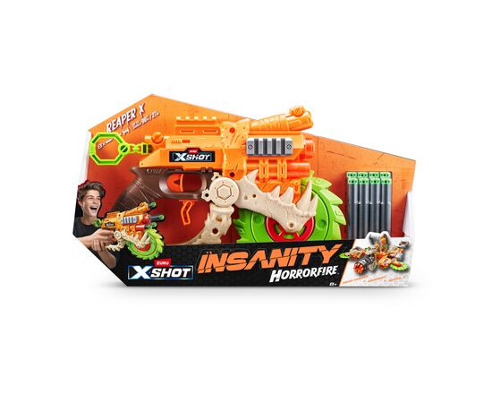 Игрушечное оружие Zuru Бластер X-Shot Insanity horrorfire Reaper-x (36730), изображение 10 Игрушечное оружие Zuru Бластер X-Shot Insanity horrorfire Reaper-x (36730), изображение 10