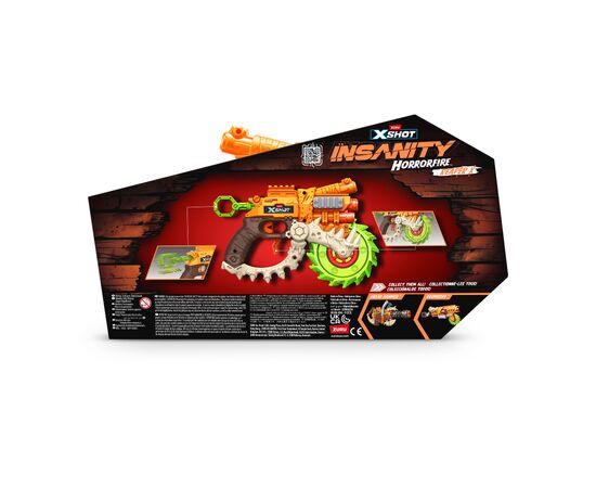 Игрушечное оружие Zuru Бластер X-Shot Insanity horrorfire Reaper-x (36730), изображение 9 Игрушечное оружие Zuru Бластер X-Shot Insanity horrorfire Reaper-x (36730), изображение 9