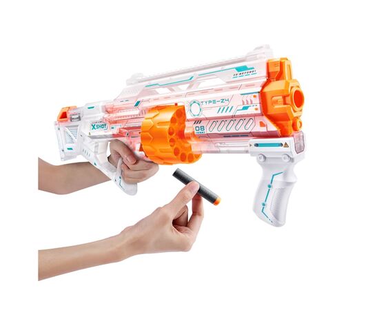 Игрушечное оружие Zuru Быстрострельный бластер X-Shot Skins Last Stand Specter (36518Q), изображение 4 Игрушечное оружие Zuru Быстрострельный бластер X-Shot Skins Last Stand Specter (36518Q), изображение 4