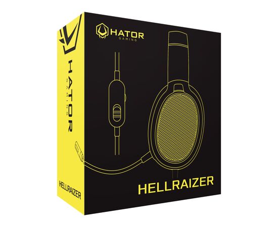 Наушники Hator Hellraizer Black (HTA-812), изображение 5 Наушники Hator Hellraizer Black (HTA-812), изображение 5