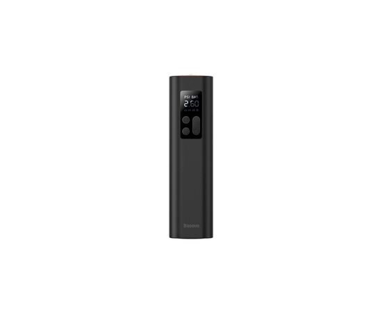 Автомобильный компрессор Baseus Super Mini Inflator Pump Black (CRCQ000001), изображение 2 Автомобильный компрессор Baseus Super Mini Inflator Pump Black (CRCQ000001), изображение 2