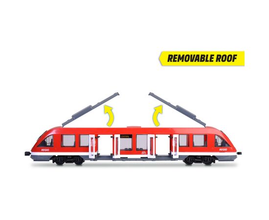 Спецтехніка Dickie Toys Трамвай Міські перевезення, 45 см 1:43 (374 8002ONL), зображення 4 Спецтехніка Dickie Toys Трамвай Міські перевезення, 45 см 1:43 (374 8002ONL), зображення 4