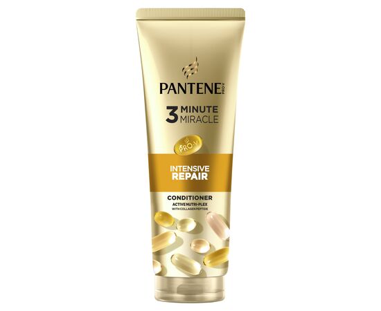 Кондиционер для волос Pantene Pro-V 3 Minute Miracle Интенсивное восстановление 160 мл (8700216500784), изображение 2 Кондиционер для волос Pantene Pro-V 3 Minute Miracle Интенсивное восстановление 160 мл (8700216500784), изображение 2