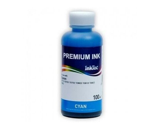 Чернила InkTec Epson R270/290 RX590/610/690 Cyan (E0010-100MC)