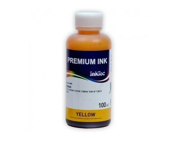 Чернила InkTec Epson R270/290 RX590/610/690 Yellow (E0010-100MY)