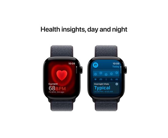 Смарт-часы Apple Watch Series 10 GPS 42mm Jet Black Aluminium Case with Ink Sport Loop (MWWG3QH/A), изображение 5 Смарт-часы Apple Watch Series 10 GPS 42mm Jet Black Aluminium Case with Ink Sport Loop (MWWG3QH/A), изображение 5