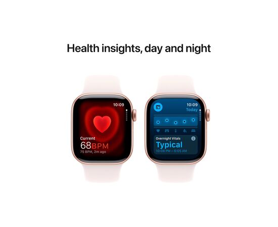 Смарт-годинник Apple Watch Series 10 GPS 42mm Rose Gold Aluminium Case with Light Blush Sport Band - M/L (MWWJ3QH/A), зображення 5 Смарт-годинник Apple Watch Series 10 GPS 42mm Rose Gold Aluminium Case with Light Blush Sport Band - M/L (MWWJ3QH/A), зображення 5