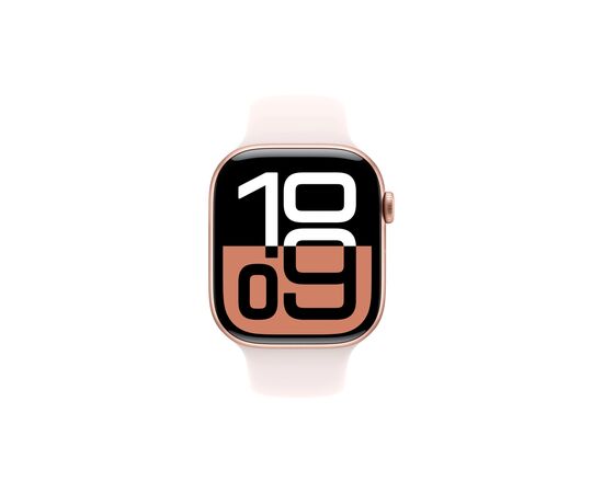 Смарт-годинник Apple Watch Series 10 GPS 46mm Rose Gold Aluminium Case with Light Blush Sport Band - M/L (MWWU3QH/A), зображення 2